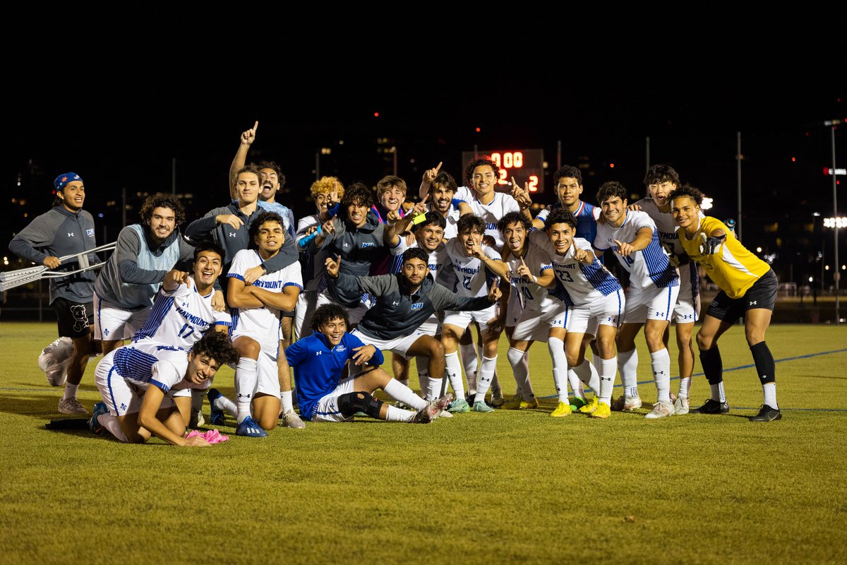 how we feel about advancing to the first conference championship in program history >>>> 

Big-time 1-0 win over Centenary tonight and we will see you at Long Bridge Park on Saturday!

🔗 Full story on MarymountSaints.com