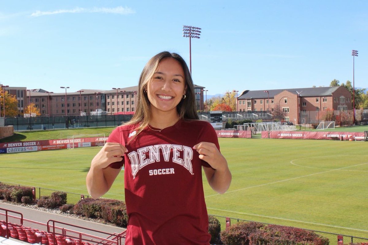 meganmurray2024's tweet photo. I am beyond excited and honored to announce my verbal commitment to play D1 soccer and further my academic career at the University of Denver! A huge thank you to my family, friends, teammates, and coaches who have supported me throughout this journey! GO PIOS!!
@DU_WSoccer https://t.co/P3xHMxyY5u