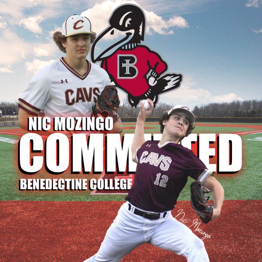 I’m excited to announce I will be continuing my academic and athletic career at Benedictine College. Huge thank you to my friends and family for their support and to all my coaches who have helped along the way.
<a href="/RavenBaseball/">Benedictine Baseball</a> <a href="/CavClubBaseball/">Cavalier Baseball Club</a> <a href="/EaglesOlathe/">Olathe North Eagles Baseball</a> <a href="/PBRKansas/">Justin Goetz (Parody)</a>