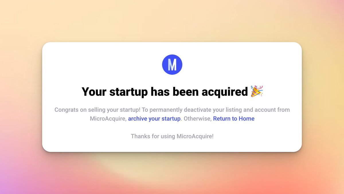 phuctm97's tweet image. I just sold my 1st startup: @queue_so 🥳
This sale marks the completion of my 6 startups and $12K income in 12 months (within 7 months, I launched 6 products & made almost triple in sales). 🎉
Will share my learnings & next steps in a post! Now, I'll celebrate this small win.🕺