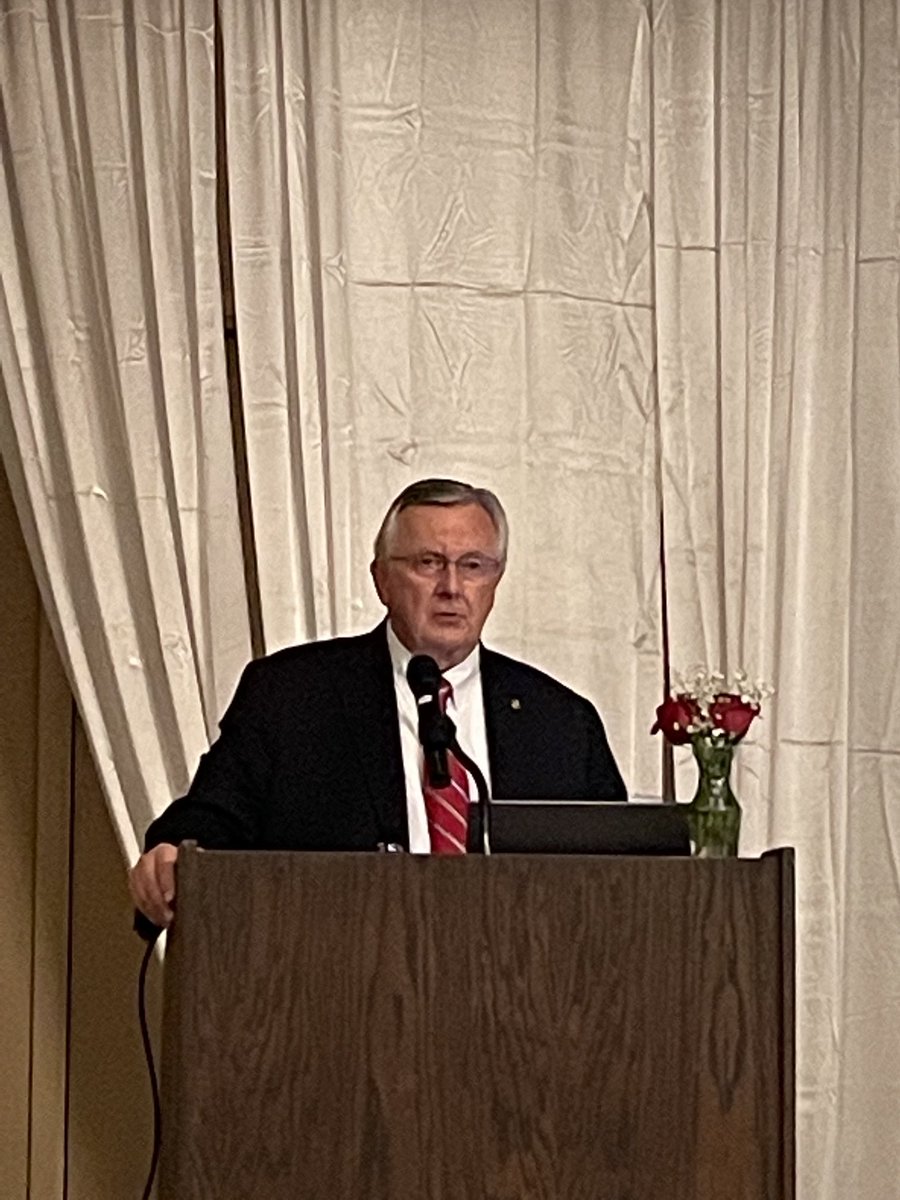 VivekRaoMD's tweet photo. Thank you #TMA President @gfloyd01 for your wonderful presentation at tonight’s #EctorCMS and #MidlandCMS joint meeting. It was great hearing about TMA’s legislative agenda for 2023 and how we all can get involved in #advocacy. https://t.co/Kl6HuC7m36