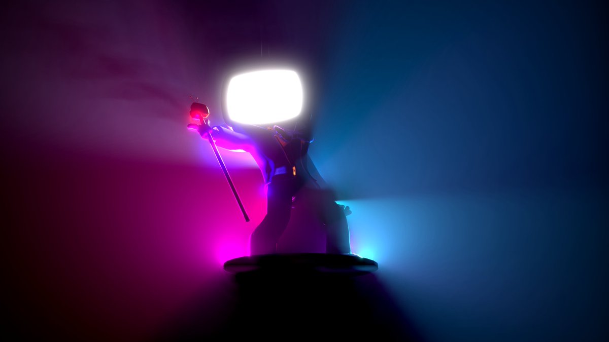 Shweebus's tweet image. figures out volume scatter and shoots lights everywhere