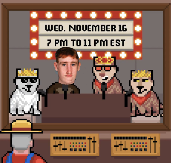 farmerron's tweet photo. Just got off the phone with @greg16676935420 and he told me if this gets 100 RT’s he will join the party @wolfdotgame https://t.co/4Le01v9VXM