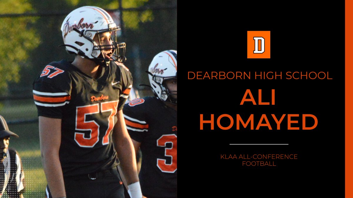 DHSAthletics1's tweet photo. Congratulations to DHS junior Ali Homayed on being named to the KLAA All-Conference Football team! https://t.co/oJZIUIKIMR