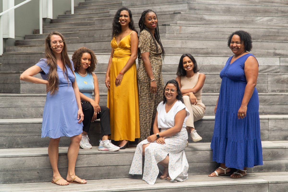 TEDxSDWomen's tweet photo. Retour en image sur le @TEDxSDWomen  !

Bravo aux #talkeuses et à l'organisatrice : Ariane Molinaro, Angélique Cadet, Aurélie Carpy, Agathe Lengaigne, Martine Nourry, Aimée Comtois Diagne et Leslie Barbin !
#saintdenis974 #iledelareunion #femmes #inspiration #empowerment https://t.co/11wThoRFrw