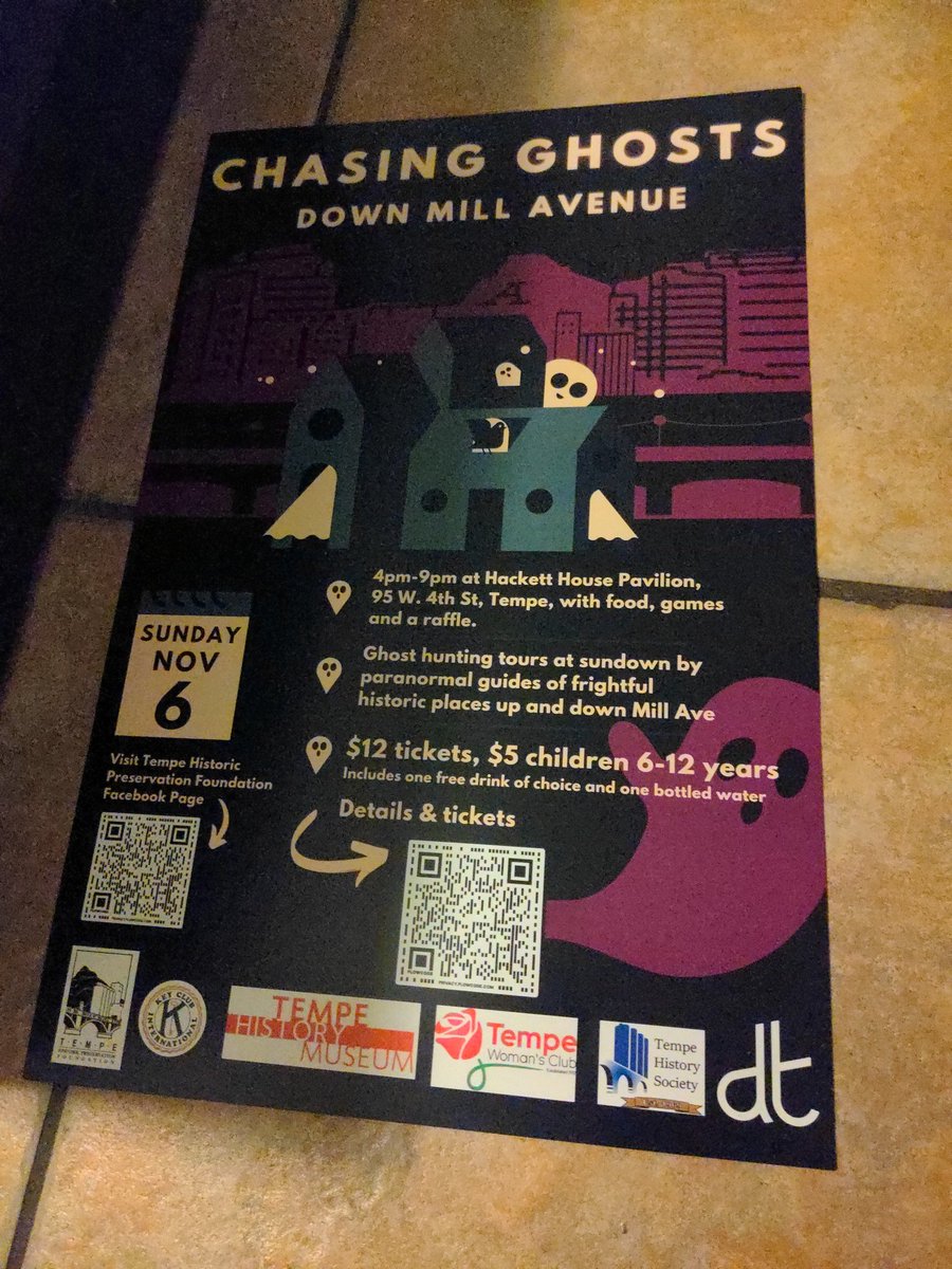 htselos's tweet photo. Check out Tempe w/fun, history &amp; preservation 11/6/ 2022 4-9 pm. Follow link
https://t.co/jfsSAOOLTD https://t.co/HecIlRmCRb