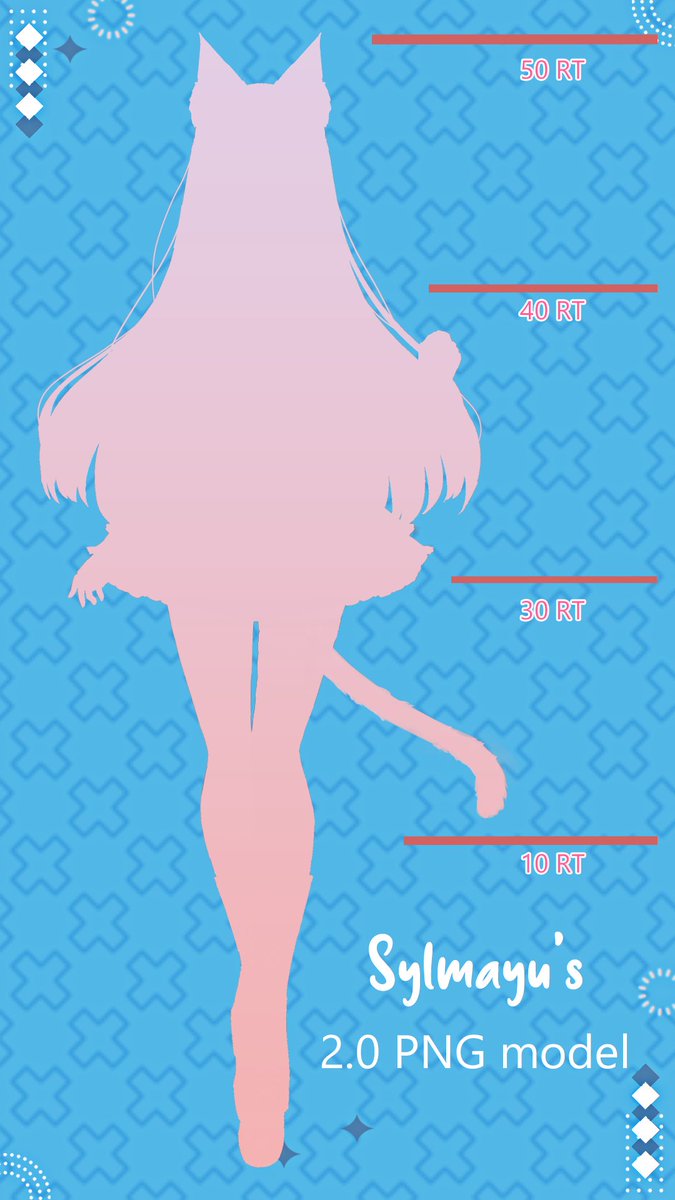 sylmayu's tweet photo. So it's finally here! (❁´▽`❁)*✲ﾟ*

Mayu 2.0 model reveal. Please help this el gato unlock her new model before Nov 18? °˖✧◝(⁰▿⁰)◜✧˖°

Model made by @HarineChuu 💓

#PNGTuber #Vtuber #ENVtuber #PHVtuber https://t.co/vICNv41w0s