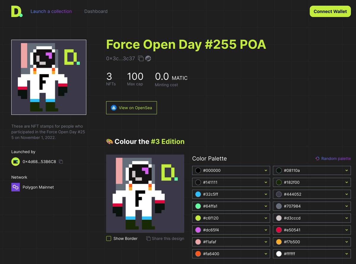 force_ipfs's tweet photo. Isn't this just AMAZING!?😍
🔥Look at those #NFT artworks made by @dixelclub, thank you so much for creating this for us!🙌
Folks, come and get your own #ForceOpenDay images here👇leave it in the comments and let's see who is the most creative one!😆
https://t.co/5zxwCrvcUU https://t.co/Cx8lGoE1cO