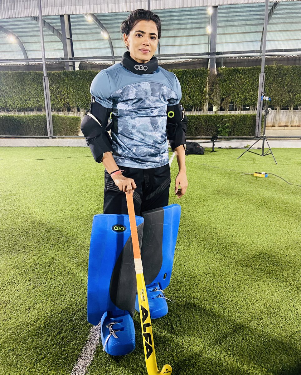 There is no secret to success. It is the result of preparation, hard work and learning from the failure. 
Thanks <a href="/alfahockeyindia/">Alfa Hockey</a> for being that partner in preparation 🏑🥅 #BharatKiSherniya #SavitaPunia #IndiaKaGame