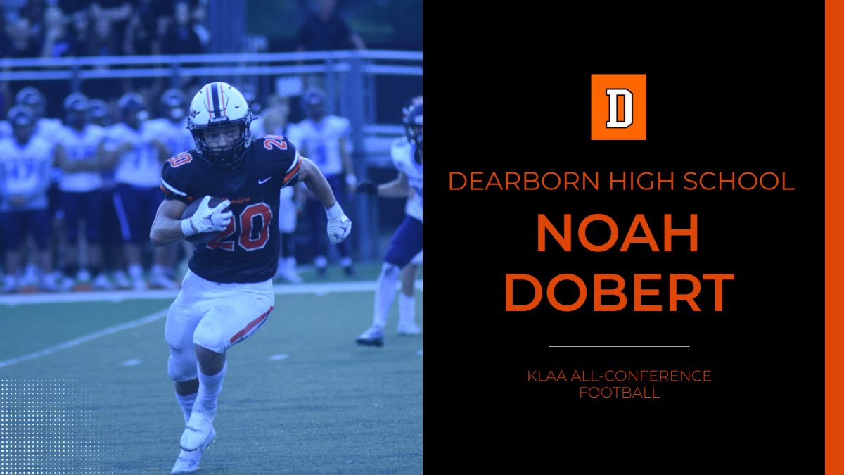 DHSAthletics1's tweet photo. Congratulations to DHS senior Noah Dobert on being named to the KLAA All-Conference Football team! https://t.co/Q33d8dRNjQ