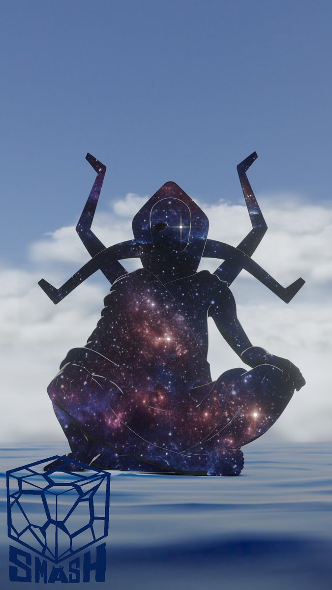 Going through and organizing the mess that is currently the #sculptober folder on my computer and realized I never posed my "cosmos" prompt.  So here it is, better late than never.  #b3d #sculptober2022