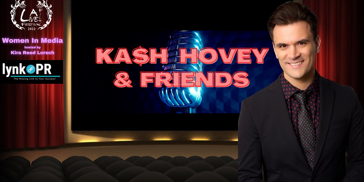 Saturday November 19th 2022 at <a href="/RegalLALIVE/">Regal L.A. LIVE</a> I will be hosting #KashHoveyAndFriends at <a href="/filmfestlalive/">filmfestla</a>  We Will start off the night with #WomenInMedia hosted by <a href="/kirareedlorsch/">Kira Reed</a> at 5:45pm
Red Carpet at 7pm
#KashHoveyAndFriends at 8:30pm
Get you 🎫🎟️ at eventbrite.com/e/457267889567