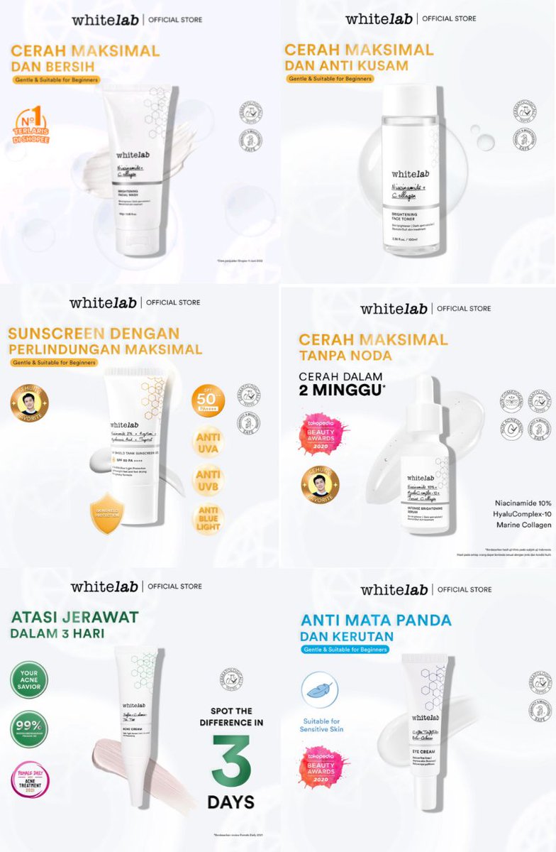 Rienir321's tweet photo. Whitelab Skincare 💫

Face wash 
��https://t.co/E2fbscDxkM
Toner 
🔺https://t.co/RW3wGRPUWX
Sunscreen 
🔺https://t.co/xnGCIzEyQz
Serum
🔺https://t.co/hcc6eZmn26
Acne cream
🔺https://t.co/lgZLoPugeR
Eye Cream 
🔺https://t.co/XgSF0ClNse

3,5 Jt GoPay oh Sehun ambarawa #barugajian https://t.co/I8MBqM7KxU