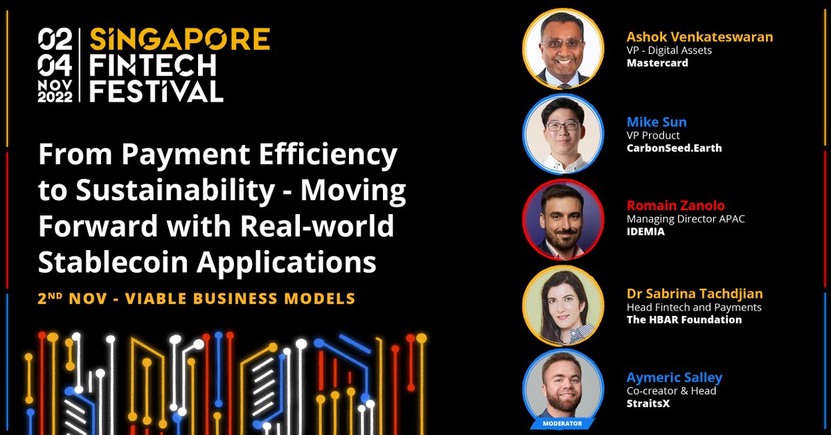 Mastercard APAC (@mastercardap) on Twitter photo #SFF2022 Concierge: Energy is high on Day 1 of the <a href="/sgfintechfest/">Singapore FinTech Festival</a> 🙌 Curious about real-world #stablecoin applications? Be sure to catch this Knowledge Plenary happening 4.40pm! #MastercardxSFF line-up: bit.ly/3Nne2ZM #SFF2022 Concierge: Energy is high on Day 1 of the <a href="/sgfintechfest/">Singapore FinTech Festival</a> 🙌 Curious about real-world #stablecoin applications? Be sure to catch this Knowledge Plenary happening 4.40pm! #MastercardxSFF line-up: bit.ly/3Nne2ZM