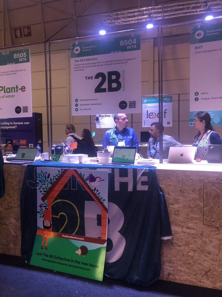 Our booth is ready &amp; we are ready for our stand day at <a href="/WebSummit/">Web Summit</a>!! Really looking forward to meeting you all here! #betastartup #impactstartup #datadrivenplatform #gamifiedlearning #changetheworldplaying