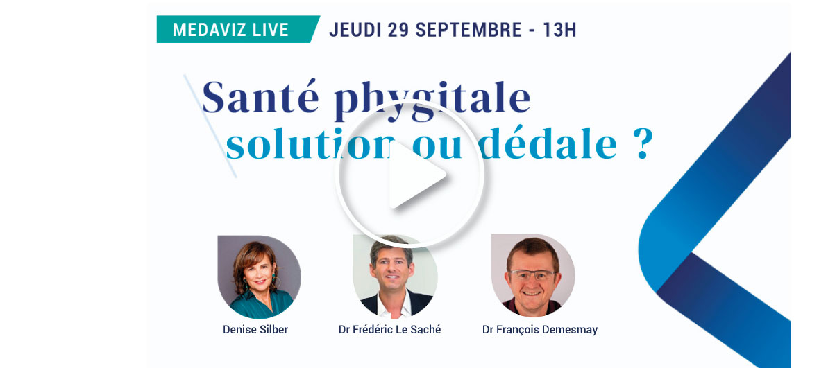 Medaviz_'s tweet photo. 📺 [REPLAY] #Santé #phygitale, solution ou dédale ? 

👉 (Re)Découvrez le live dédié aux parcours de #soins associant présentiel et distanciel, animé par @health20Paris, avec @fredericleSache et François Demesmay :
➡️https://t.co/yvLMNwz6Xi https://t.co/iUwqW8nVi7