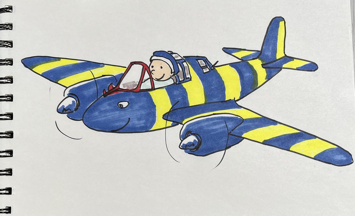 「エルマーとりゅう #いい二式複戦の日 」|zama36のイラスト