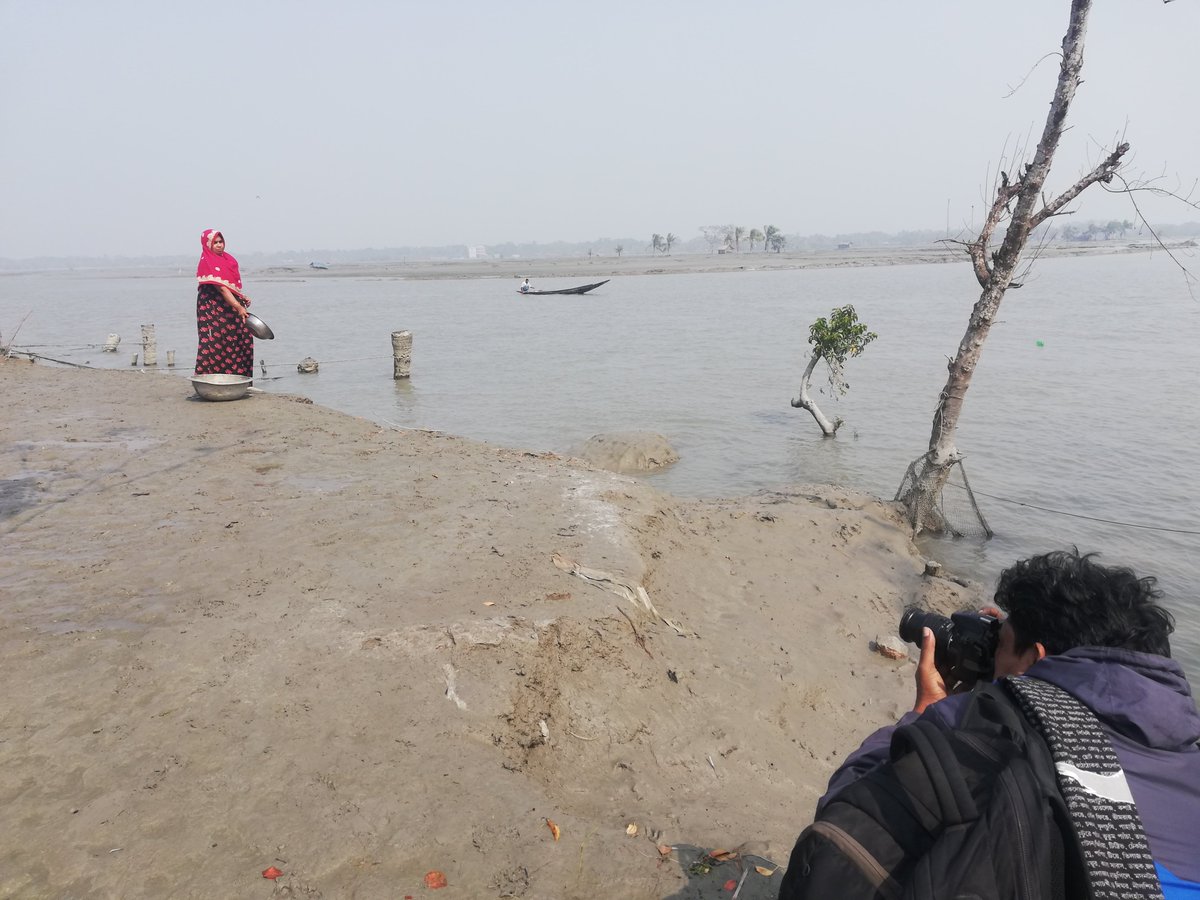 Cyclone #Amphan memories. On May 20, 2020, Cyclone #Amphan caused extensive damage to the southwest coast of #Bangladesh . That cyclone left an example of #LossAndDamage. People will have to bear the burden of this loss for the rest of their lives. #COP27 #ClimateCrisis