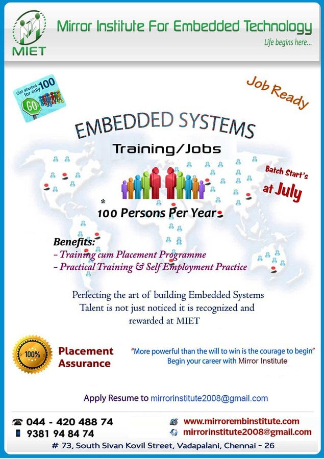 Mirror Institute for Emedded Technology tweet media