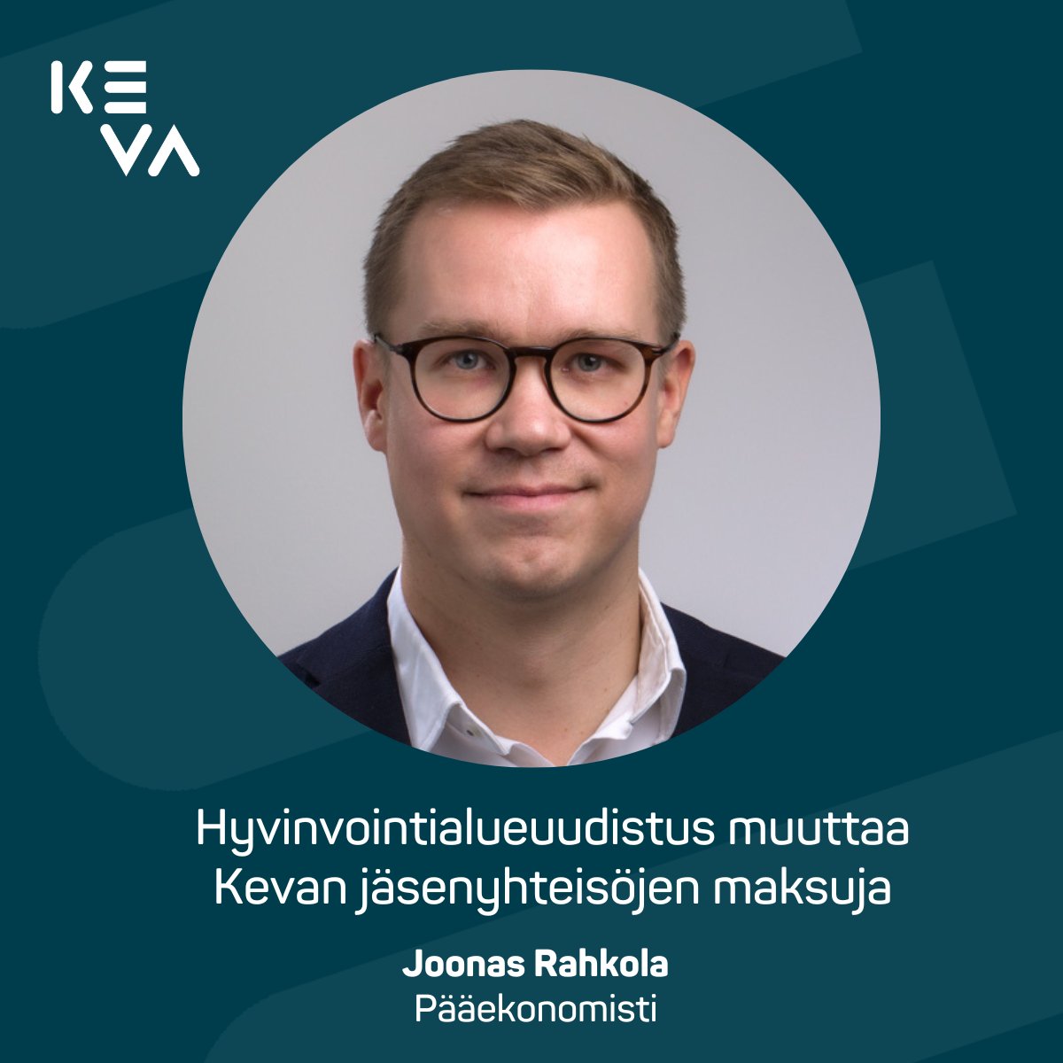 Hyvinvointialueiden aloitus muuttaa eläkemaksujen rakennetta vuonna 2023. Pääekonomisti <a href="/jrahkola/">Joonas Rahkola</a> avaa kirjoituksessaan mitä vaikutuksia muutoksella on kuntien ja hyvinvointialueiden työantajille.

keva.fi/blogi-kirjoitu…

#eläkemaksut #hyvinvointialueuudistus