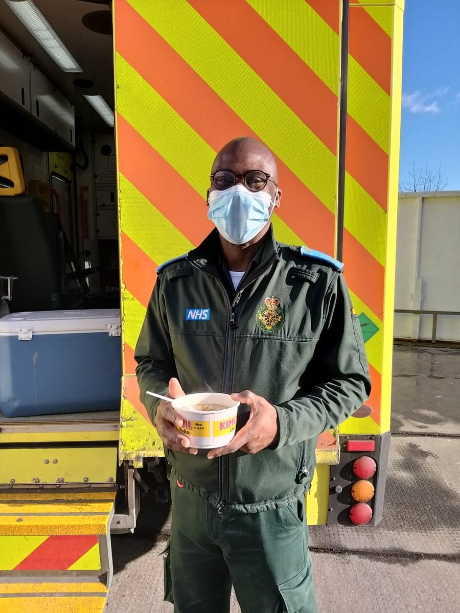 Today is #NationalStressAwarenessDay We want to thank our Wellbeing Team for everything they do help #TeamLAS staff, from organising therapy dog visits 🐶 to running tea trucks serving refreshments to our crews ☕️ #EveryMindMatters #Wellbeing