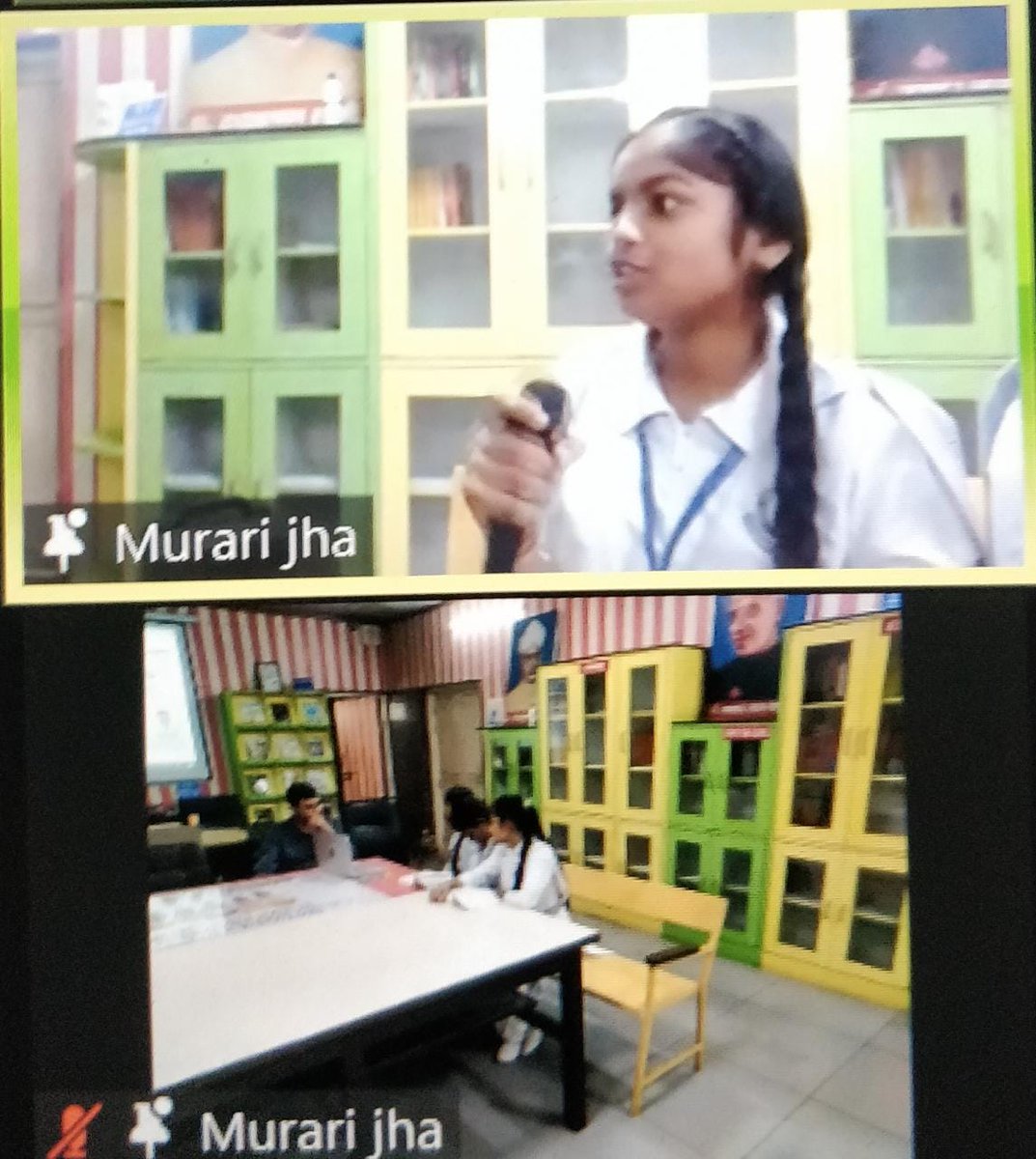 NamitaKalraMT's tweet photo. Book reading initiative #ReadWithATeacher has reached the schools as #ReadWithAStudent.
Students of GSC C Block Saraswati Vihar read the book 'My Experiments with Truth'. Impressed by the students' insightful discussion.
@PbpandeyB
@Reflectivediary
@IamCJha
@Dir_Education https://t.co/V5amgz7V24
