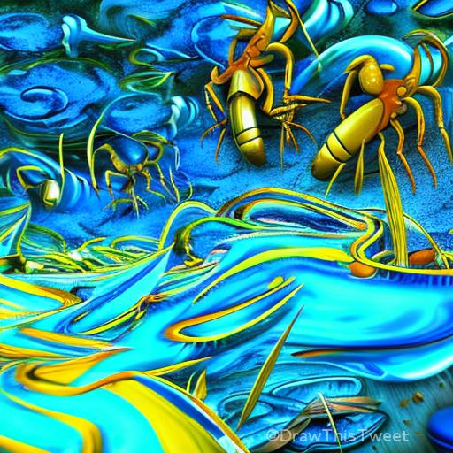 @Lurhstaap 'DREAMSCAPE: acidic golden crustaceans adorn a radioa…' by AI (StableDiffusion, Style text added.) Watermark Free: dttw.xyz/15877176089875… AD: Renewable Energy Only GPU Servers: gnsiscld.co/xj12d9