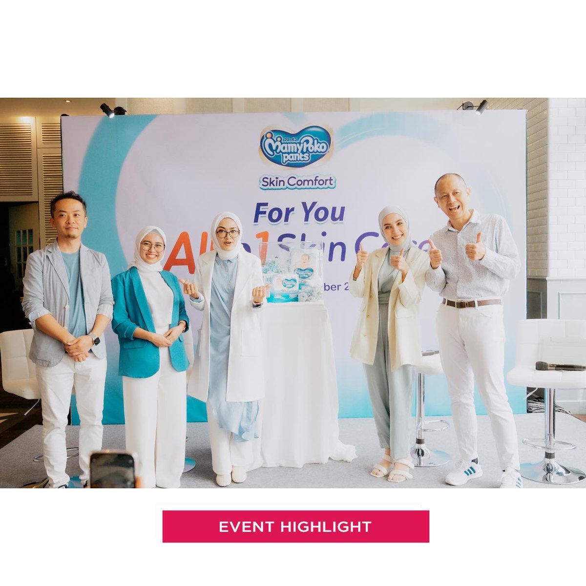 ClozetteID's tweet photo. Congrats again MamyPoko untuk produk terbaru, MamyPoko Pants Skin Comfort yang bisa jadi solusi untuk para Mams semua.

Throwback gini jadi kangen lagi sama event-nya. Semoga segera ada event selanjutnya, ya!

Absen dulu yang mau ikut event selanjutnya, yuk. https://t.co/KGUJuy2cjy