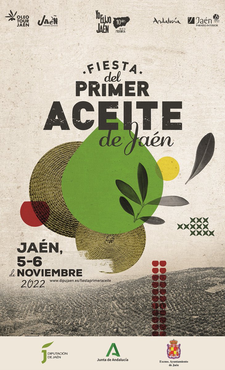 Jaén ParaísoInterior (@jaenturismo) on Twitter photo 📆Ya puedes inscribirte en la Fiesta del Primer Aceite de #Jaén con un programa que incluye demostraciones culinarias, catas, talleres, degustaciones, coloquios y mucho más para conmemorar el inicio de la nueva cosecha
👉cutt.ly/xNApDfd <a href="/dipujaen/">Diputación de Jaén</a> <a href="/AytoJaen/">Ayuntamiento de Jaén</a> <a href="/AndaluciaJunta/">Junta de Andalucía</a> 📆Ya puedes inscribirte en la Fiesta del Primer Aceite de #Jaén con un programa que incluye demostraciones culinarias, catas, talleres, degustaciones, coloquios y mucho más para conmemorar el inicio de la nueva cosecha
👉cutt.ly/xNApDfd <a href="/dipujaen/">Diputación de Jaén</a> <a href="/AytoJaen/">Ayuntamiento de Jaén</a> <a href="/AndaluciaJunta/">Junta de Andalucía</a>