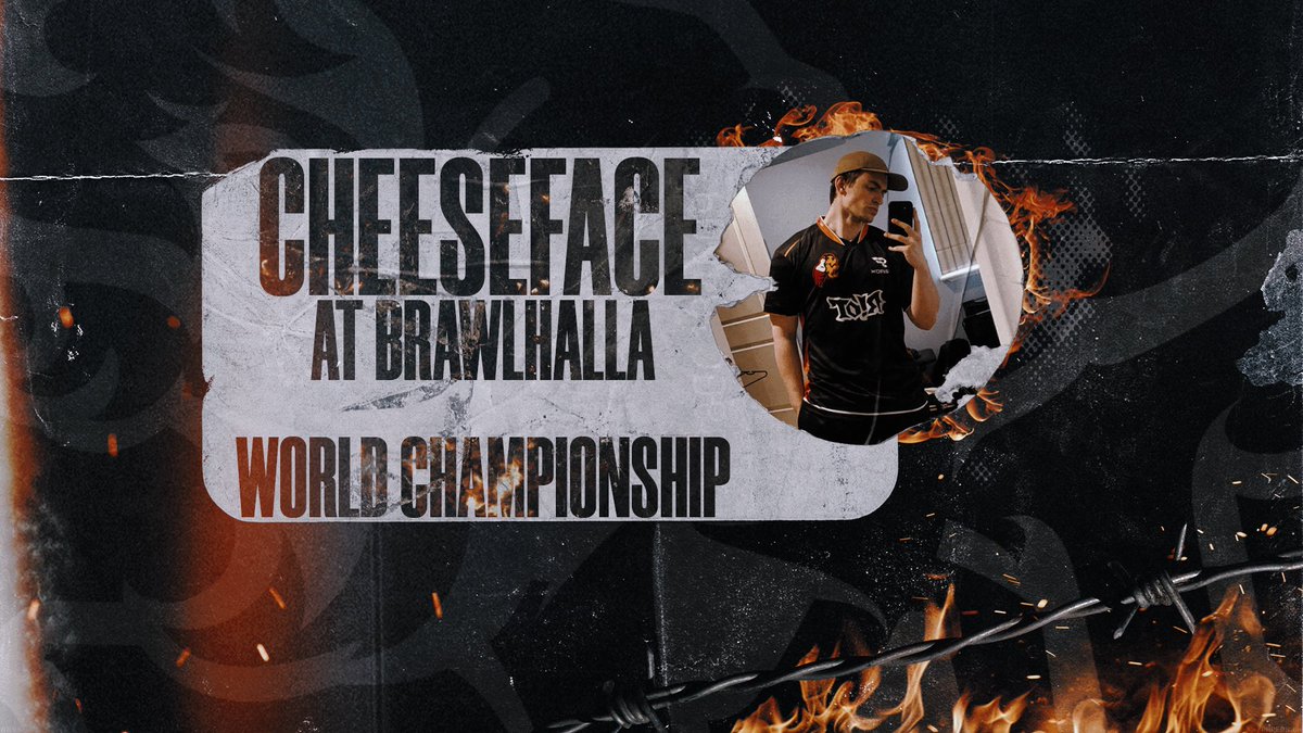 Better late than never!

Today <a href="/Cheeseface92/">Cheeseface</a> officially landed in Atlanta to compete in the <a href="/Brawlhalla/">Brawlhalla</a> World Championship!

We are so very excited to watch Cheese take on the world this weekend and bring home the crown.

#RUNRIOT🔥l #BCX2022🔥