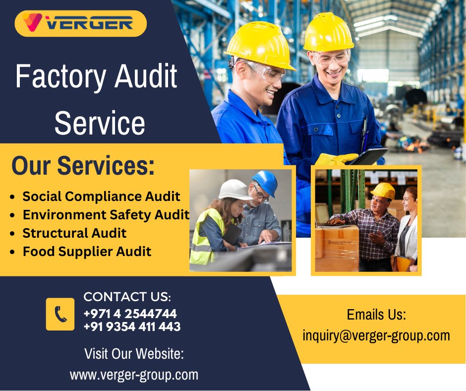 verger_group's tweet photo. Verger Group is an Accredited Certification Body Under The SASO. We Know How to Carry Out Audits and Issue Certifications For The Import And Export Of Products To Saudi Arabia. Contact With Verger Group.

#factoryaudit #aduit #auditservices #vergergroup https://t.co/oSvc9011tL