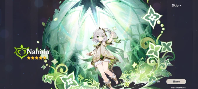 一回すり抜けたけど無事にナヒーダ迎えれました!!やったぜ 