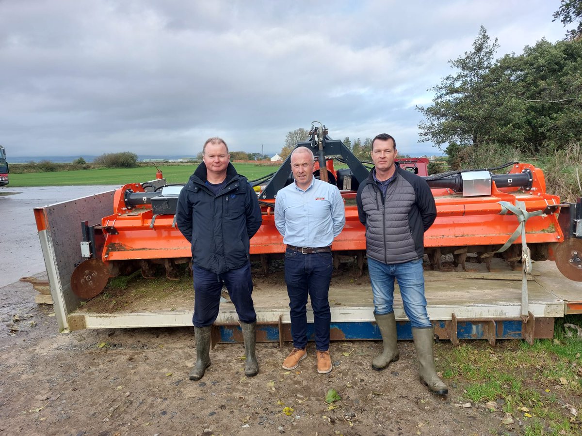 MartynLawns's tweet photo. Thanks to Paul and John Jameson Evergreen Lawns Ltd  on their purchase of a 4.2 meter Muratori Stone Burier, Supplied by Martyns #groundcare #landscaping #stoneburier #ireland #lawnturf https://t.co/4EX07enqQL