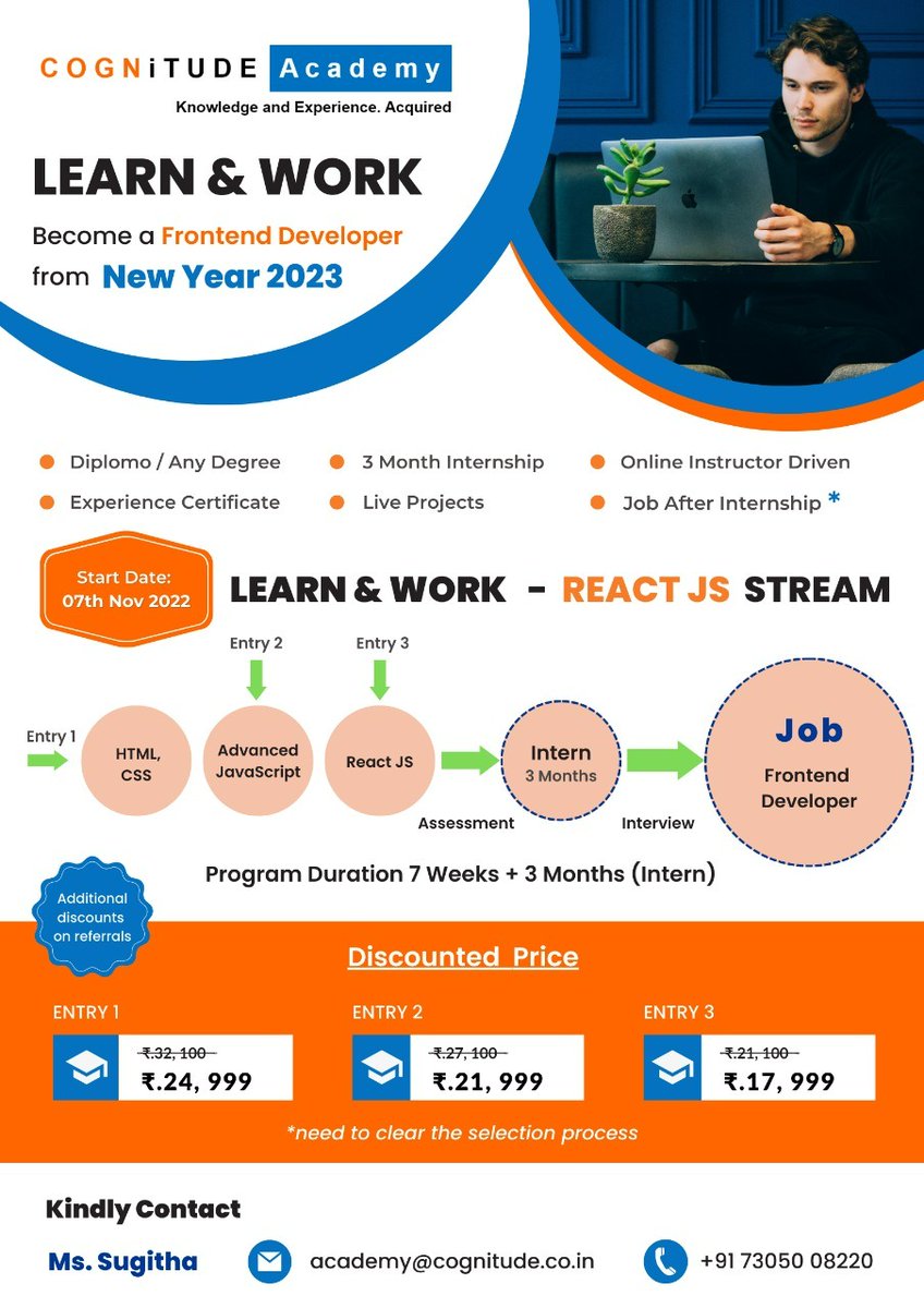 kalanjiamcom's tweet photo. Registration for the Learn &amp; Work program
https://t.co/Jr9WUjMhlG https://t.co/ujdW2CScld