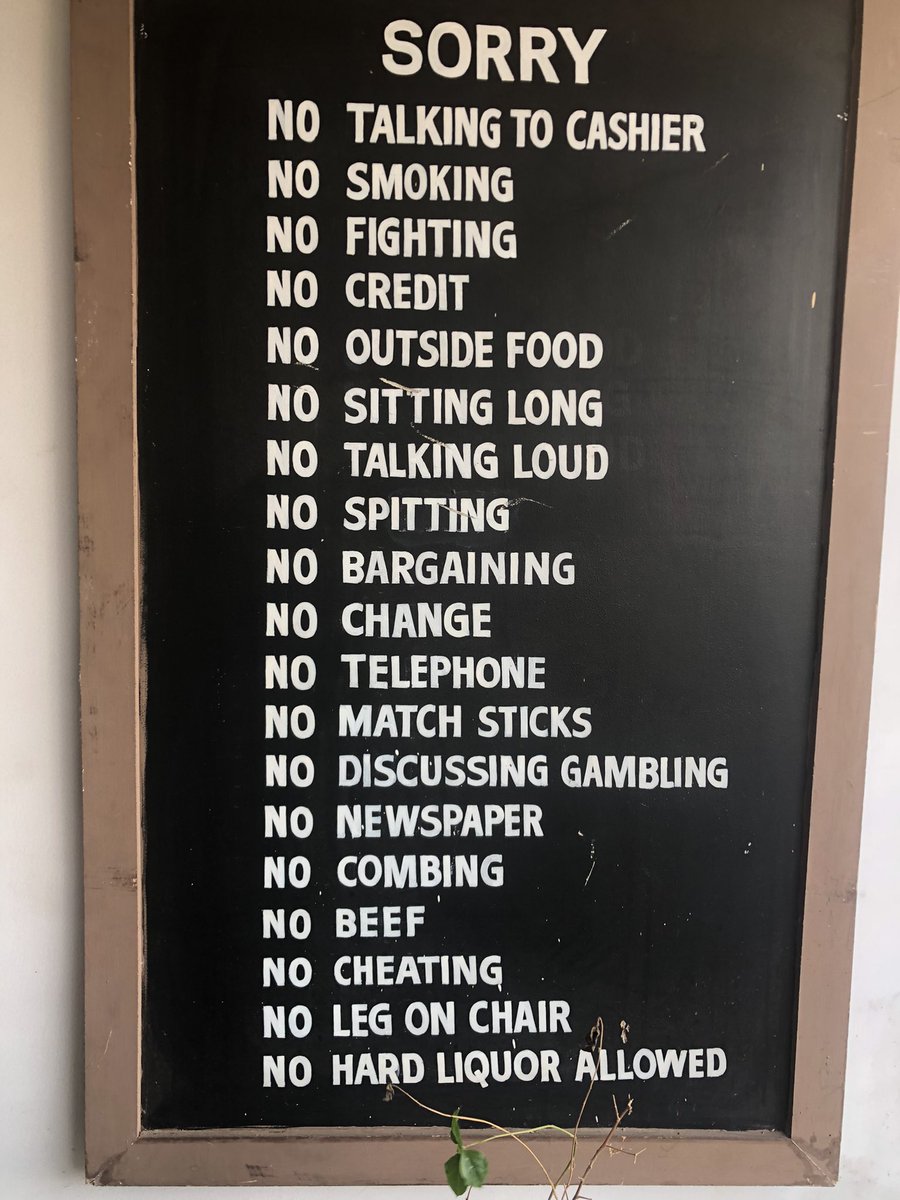 Welcome to the jungle! Rules … rules … them bloody rules. Follow or you will be expelled.