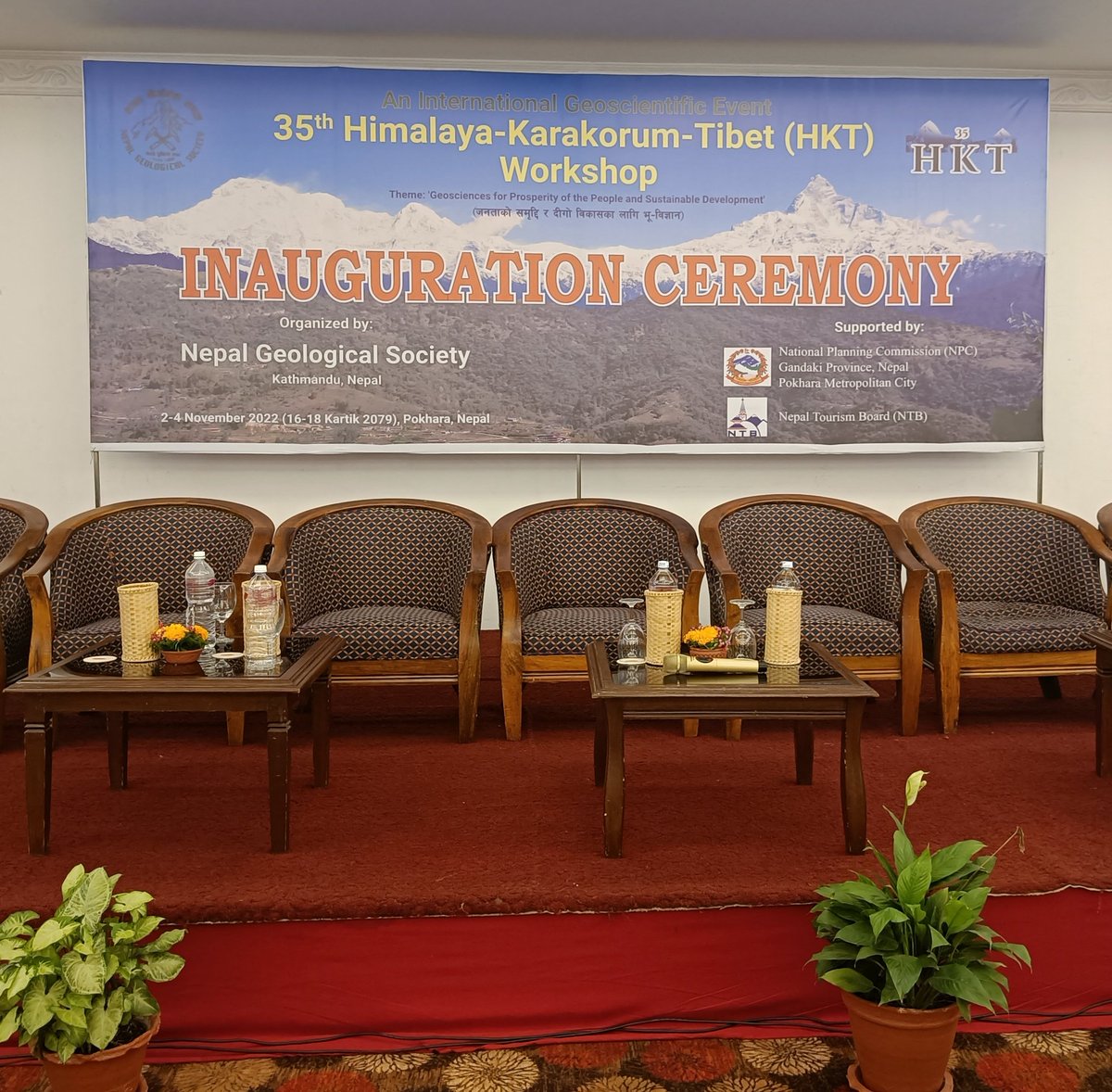 KhatiwadaDurga's tweet photo. Attending the 35th International -Himalaya-Karakorum-Tibet (HKT) Workshop #HKT #Workshop #Nepal #Pokhara https://t.co/vb34NtLLsg