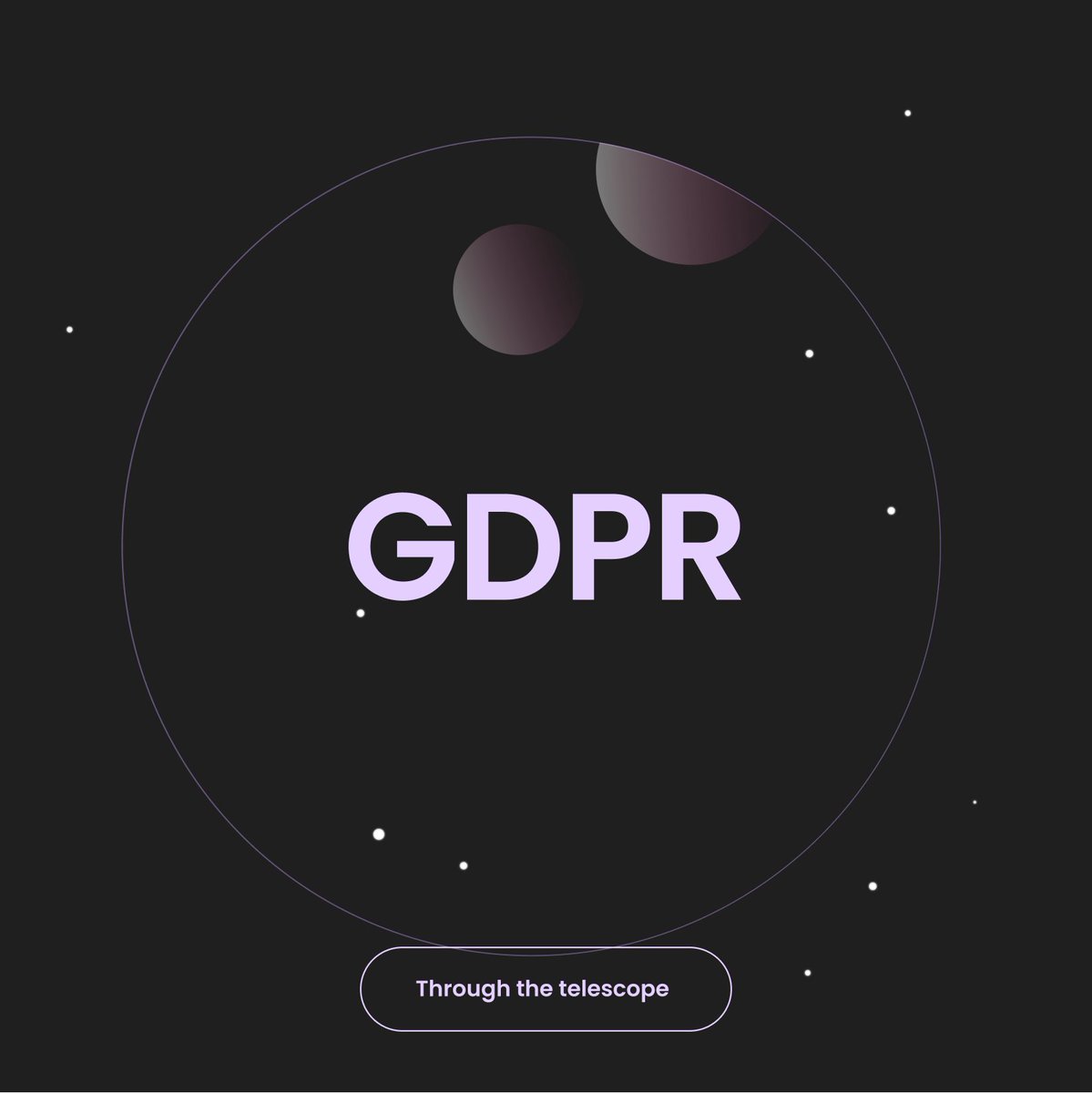 Sideosio's tweet photo. #GDPR is the European Union’s General Data Protection Regulation, which governs how personal data may be collected and managed.

In this week's Through the Telescope 🔭, we examine GDPR. 

(a 🧵thread)

#datamangement #decentralizeddata #dataprotection #dataprivacy #onlineprivacy https://t.co/2IBp4u0LoX