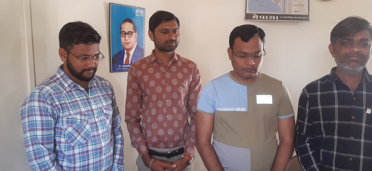 મોરબીની દુર્ઘટનામાં જાન ગુમાવનારા દિવંગત આત્માઓની  શાંતિ આપે તેમજ તેમના પરિવારજનોને પરમાત્મા આ આઘાત સહન કરવાની શક્તિ આપે તે માટે  પ્રાર્થના સભા  યોજાઈ.
ૐ શાંતિ.
મેવાસા ગામ પંચાયત 
તાલુકો- વલ્લભીપુર
#Gujarat_with_Morbi
<a href="/Tdo_Vallabhipur/">Tdo VALLABHIPUR</a>
<a href="/CMOGuj/">CMO Gujarat</a> 
<a href="/Collectorbhav/">Collector & District Magistrate Bhavnagar</a> 
<a href="/BhavnagarDdo/">DDOBhavnagar</a>