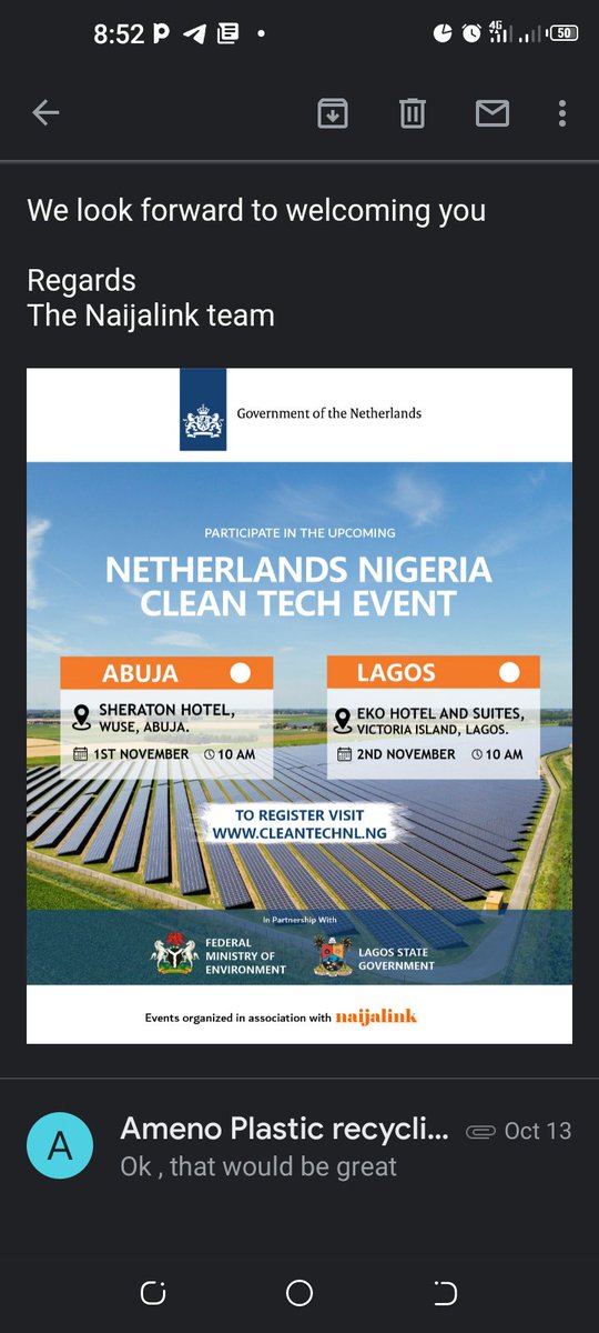 I missed this event hosted by  <a href="/NLinNigeria/">Netherlands 🇳🇱 in Nigeria 🇳🇬</a> , in Lagos. I'm hoping to attend the next event which should be held in Abuja.
<a href="/NLAmbPlomp/">Wouter Plomp</a>
<a href="/NLAmbassadorUSA/">Birgitta Tazelaar</a> #ClimateEmergency #ClimateCrisis