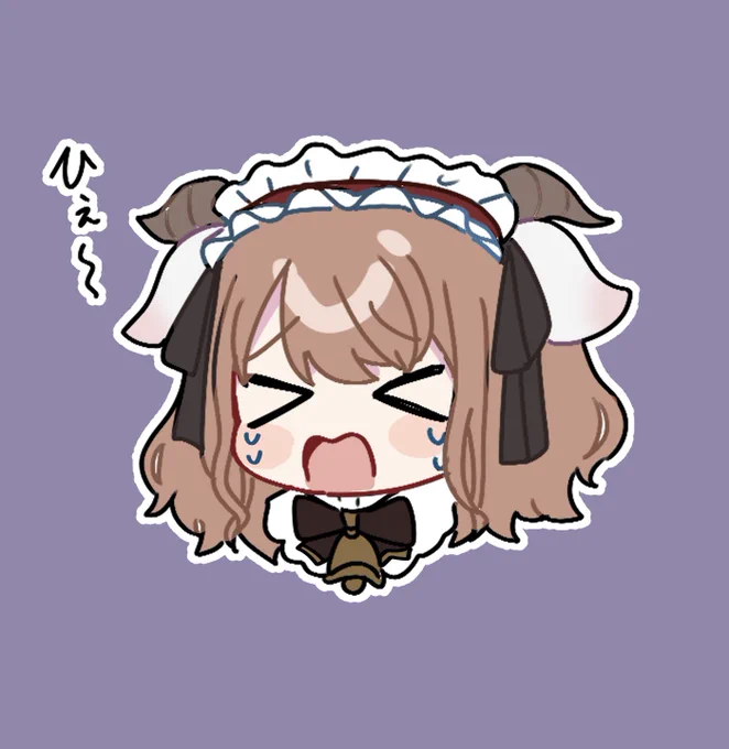 自分のヘッダー用に描いたけどアイコンでも可愛いかも…  