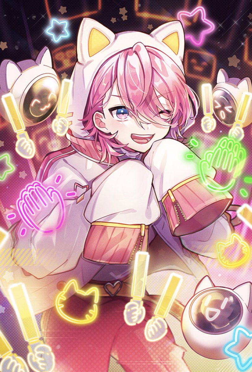 「凸絵ネタバレやっと見られたよリリカちゃんカラーのマルコスくんかわいすぎるだいすき」|きゆう陸🐱💗のイラスト