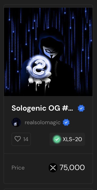 realsolomagic's tweet image. I tried converting from #XLS14 to #XLS20 today. It was done very smoothly, and I tried to disconnect it step by step (big adventure), but my #NFTs didn't disappear and it was all recoverable. Thank you @realSologenic and @rezabashash for your hard work.

#SoloNation