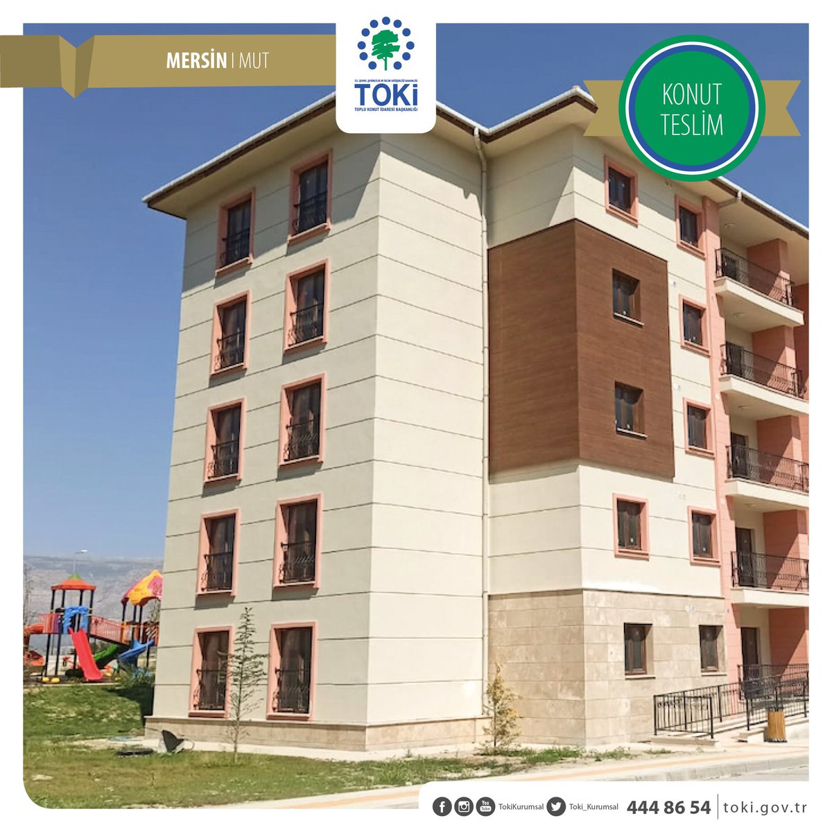 #TOKİ tarafından #Mersin #Mut ilçemizde inşa edilen 324 konutun hak sahiplerine teslimi başladı.

Konutlar 11 Kasım'a kadar belirlenen programlar dahilinde teslim edilecek.