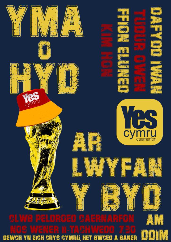 Argoeli’n noson wych. Promising to be a great night.