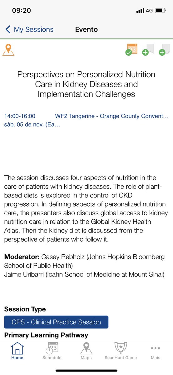 Interested in discussing personalized nutrition care and in CKD? Then come and listen to us! Nov 5th from 14:00h to 17:00h #KidneyWk