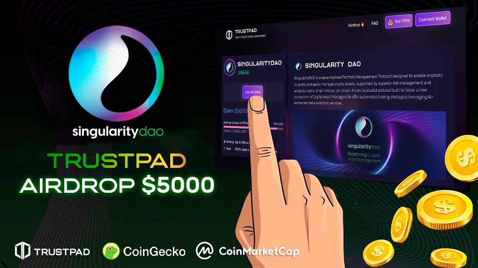 GroveTokenNews's tweet photo. 🚀Claim $500 in $SDAO Token

⏰Hurry up! Get your Airdrop for #FREE + GAS
💥Claim here: https://t.co/xdFAYQiWom

Airdrop is part of our marketing strategy to promote our SingularityDAO to the public.
🎁Each active community member can claim $500 in #SDAO https://t.co/P703Y1h8cq