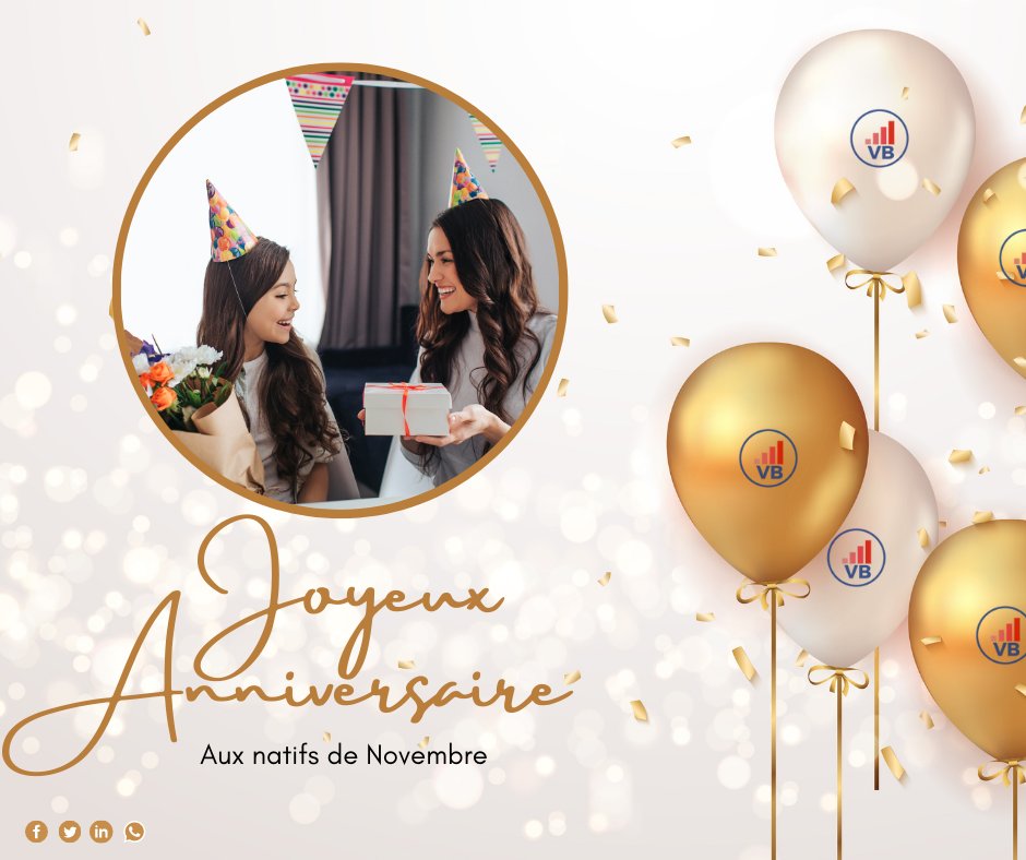 VBforensic's tweet photo. Joyeux anniversaire aux natifs de Novembre.🥳
#VBJuricomptables https://t.co/KWqL2s65oV
