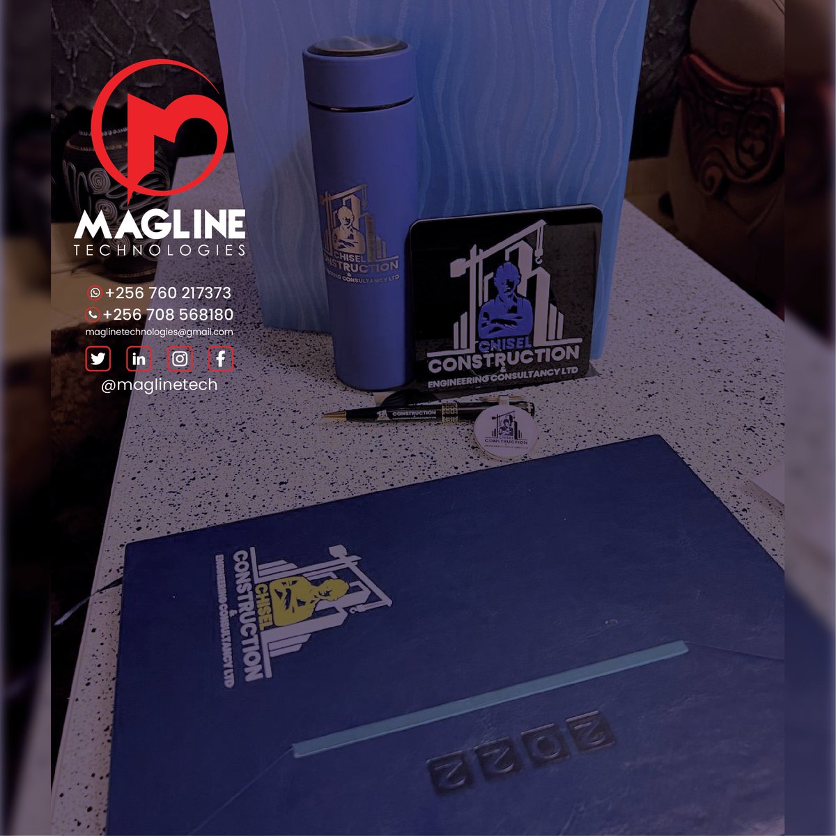 maglinetech's tweet photo. We're a full-service graphic design firm that crafts custom marketing materials for our clients.
#maglinetech #chiselconstructionltd #marketing #custom #materials #brandidentity https://t.co/6hfLaaRnvJ