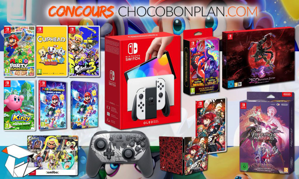 🔥🎁1 Megapack Switch à gagner ! Pour participer : - Suivre @ChocoBonPlan - RT ce tweet Contient : - Switch Oled - Collector Bayonetta 3, FE Warriors - Double Pack Pokémon - 6 Jeux - Manette Pro Monster Hunter - Pack Amiibo Splatoon 3 Tirage le 6/11 ! #PGW #ParisGamesWeek