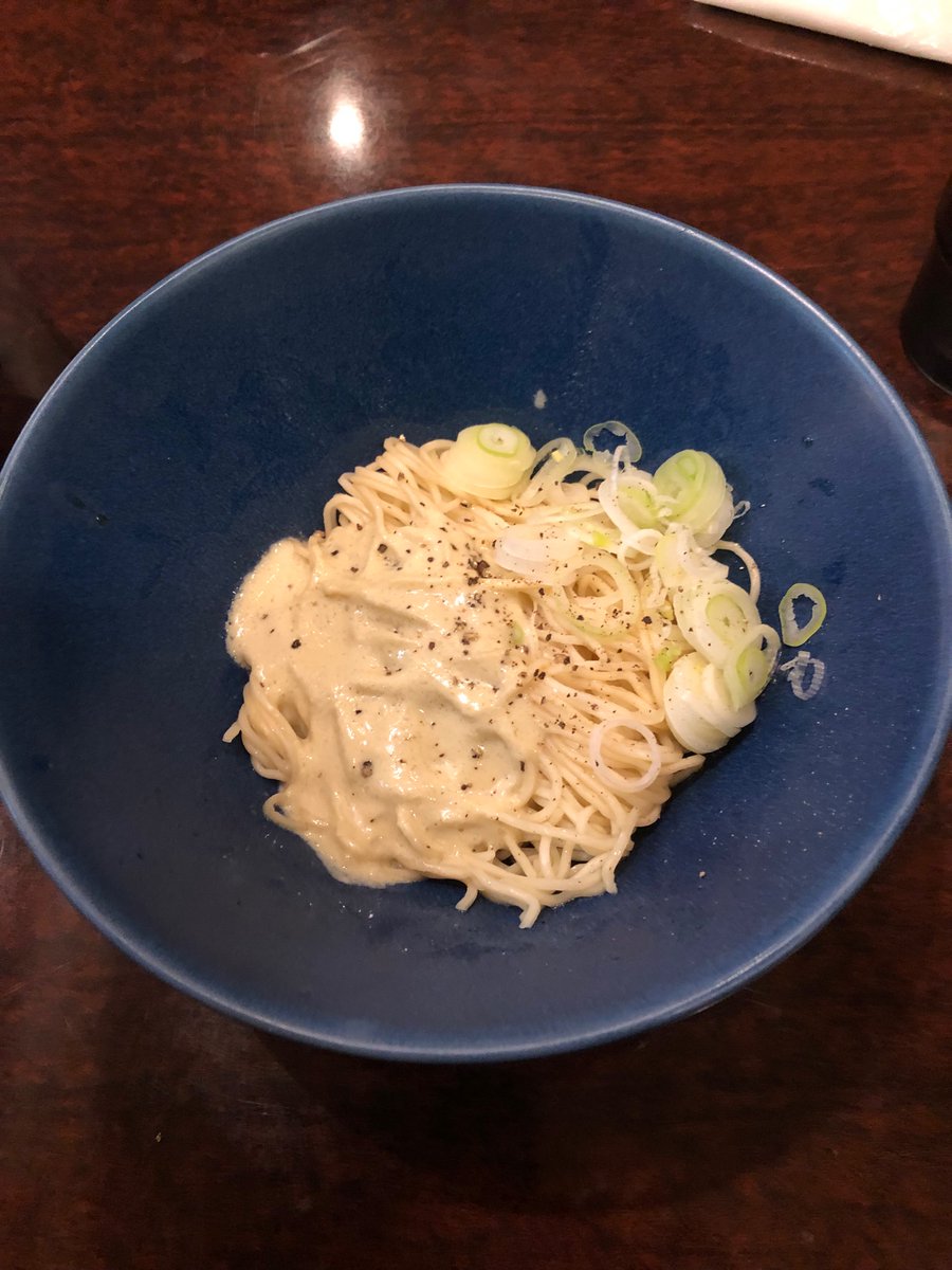 T54636849's tweet photo. 横浜丿貫@そごう横浜
濃厚煮干蕎麦、和え玉（浅利バター）

○オープン日に潜入😏
○味は美味しくしっかりそごう仕様🏬
○いい意味でいつもと違う丿貫でした👍 https://t.co/ahS6AcTy0k